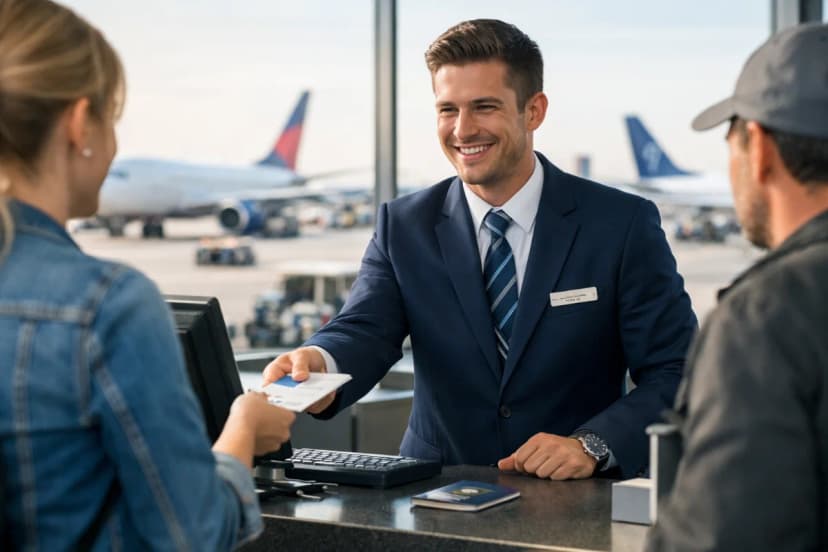 Quanto ganha um agente de aeroporto?