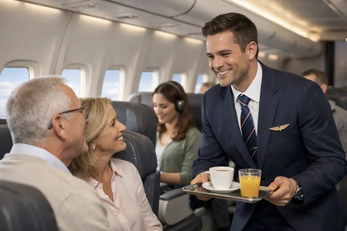 Como é a Rotina de um Comissário de Bordo ( Aeromoça ) na Aviação