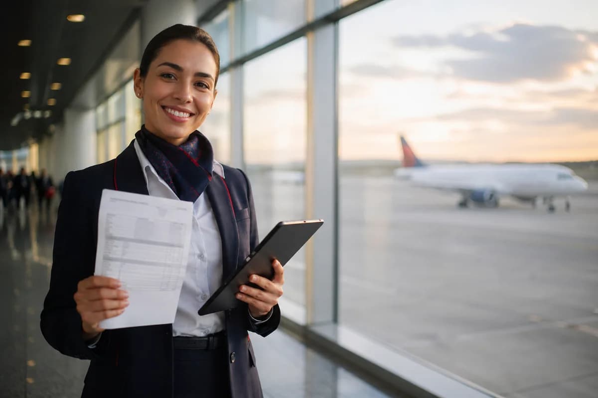 Aeromoça ganha quanto em 2026? Salário real de R$ 3.000 a R$ 8.000+ aeromoca-ganha-quanto