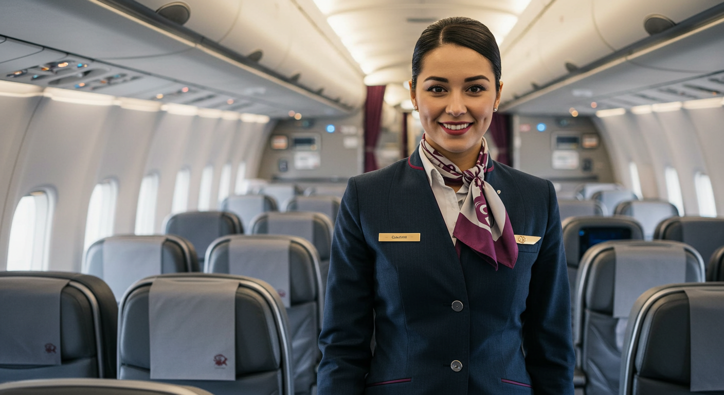 aeromoça internacional